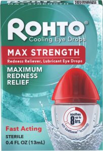 Redness Relief Cooling Eye Drops - Rohto