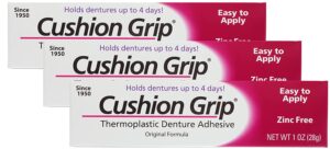 Thermoplastic Denture Adhesive - Cushion Grip
