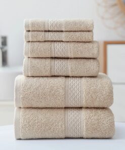 SoftWeave3 – Premium Egyptian Cotton Bath Towels (3-Piece Set)